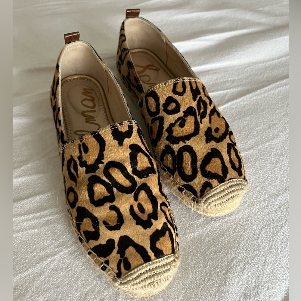 Sam Edelman calf hair espadrilles